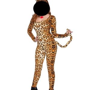 Woman’s Cougar Costume -Worn once and been in a sealed bag since.